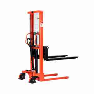 0.5 टन 1.6 मीटर फोर्कलिफ्ट ट्रक हाइड्रोलिक स्टेकर हैंड पुश मैनुअल पैलेट स्टेकर नया मॉडल C0516 - Product Image 4
