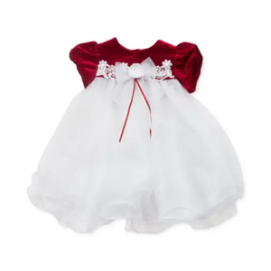 Royal Court Girls Robe de mariée en dentelle à coutures design vintage - Product Image 1