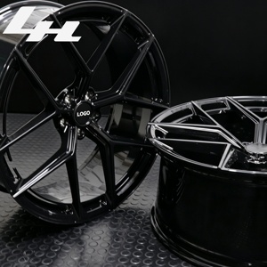 Rines Forjados Negros Brillantes para Automóvil de 18/19/20/21/22 Pulgadas, 5x112/5x114.3/5x120, Logotipo Personalizado, para Ford <span class=keywords><strong>Mustang</strong></span> GT - Product Image 1