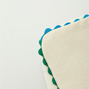 Chất Lượng Cao Dây Kéo Mỹ Phẩm Cầu Vồng Ruffle Mỹ Phẩm Túi Pouch Trống Tùy Chỉnh Phù Dâu Món Quà Vải Trang Điểm Túi Cho Phụ Nữ - Product Image 5