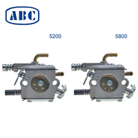 Tringlerie 2 temps TUYAU EN CUIVRE Bulles d'huile non externes 4500 5200 5800 Carburateur de tronçonneuse pour générateur à essence 45CC 52CC 58CC