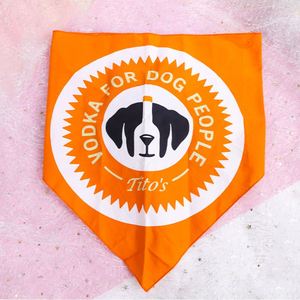 Bandana carré de luxe personnalisé pour animaux de compagnie, imprimé floral, à carreaux, uni, mignon, pour l'été, pour chiens - Product Image 1