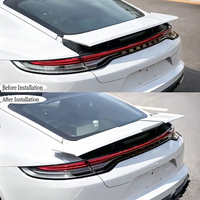 Kit carrosserie style Turbo pour Porsche Panamera 971 2017-2023, mise à niveau avec aileron arrière électrique à trois étapes, kit de modification du pare-chocs