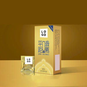 Großhandel Premium Elfenbein Karton Kondom Verpackung, Luxus individuell bedruckte Box - Product Image 4