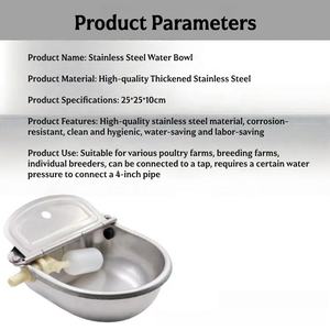 <span class=keywords><strong>Bebederos</strong></span> de Acero Inoxidable <span class=keywords><strong>para</strong></span> Ganado, Dispensador Automático de Agua, Fuente <span class=keywords><strong>para</strong></span> <span class=keywords><strong>Caballos</strong></span> y Ganado. - Product Image 4
