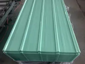 Suministro de fábrica ppgi techo corrugado hoja de placa de acero hoja de techo de zinc