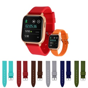 Cinturino classico per orologio intelligente in Silicone di lusso impermeabile 18/20/22/24mm per Apple per <span class=keywords><strong>Samsung</strong></span> per Galaxy Iwatch Ultra 2 - Product Image 3