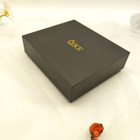 HXC Bunga Hadiah Hari Valentine, Kotak Kemasan Perhiasan Hitam untuk Kalung