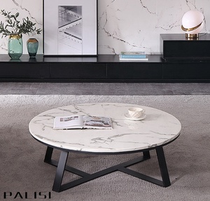 Simple Modern Style Living Room <strong>Table</strong> Furniture Marble Top Steel Base Center Coffee <strong>Table</strong> <strong>Side</strong> <strong>Table</strong> <strong>Set</strong> - Product Image 5