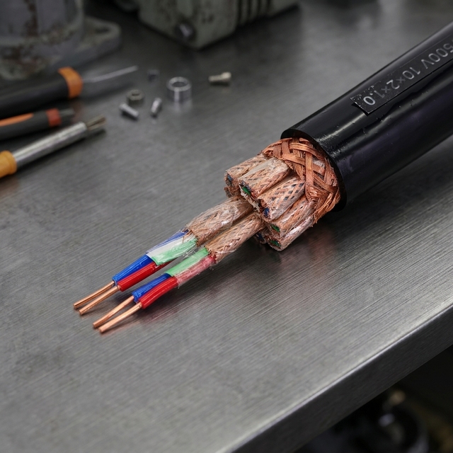 Flame Retardant Copper Braided Shielded Cable Tinned Pure Copper Core Multi-Core Control Wire