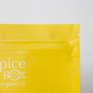 Matières organiques d'épices papier kraft stand up fermeture éclair sac d'emballage avec fenêtre transparente - Product Image 5