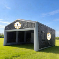 Grande Tente Gonflable de Simulation de Golf 5m x 5m – Abri Commercial Extérieur Gonflable pour Simulateur de Golf – Tente de Terrain – Jaula Inflable Del Golf