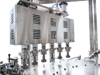 Machine de remplissage et de capsulage de poche de bec, Machine de buse de poche de bec de remplissage, Poche avec la machine de remplissage de bec