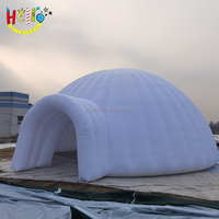 Tente de camping gonflable en forme d'igloo avec éclairage LED / Igloo de jardin extérieur / Dôme gonflable en forme d'igloo à vendre