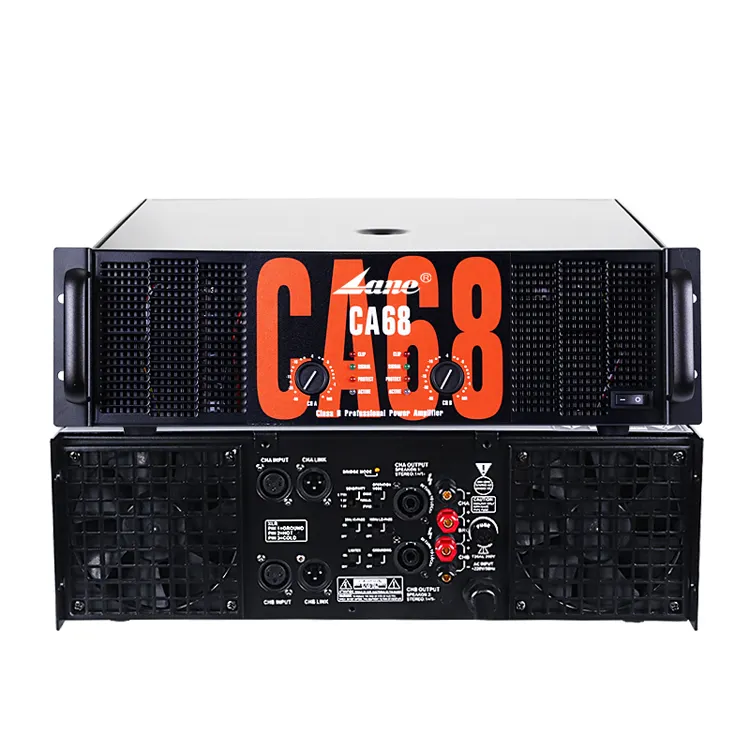 CA Series professional 10000 watt 2 channel audio high power amplifier