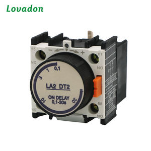 Blocs auxiliaires de temporisation triphasés 12A La2-Dt2 AC pour CJX2 LC1 380V/110V, courant nominal du circuit principal 0,1S-180S - Product Image 1