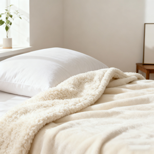 Tùy Chỉnh Bán Buôn Lông Cừu Chăn Cao Cấp Sang Trọng Flannel Vua Kích Thước Mùa Đông Giường Chăn Cho Khách Sạn Nhà - Product Image 1
