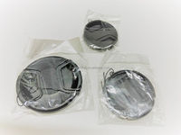 Capuchon d'objectif d'appareil photo 49 52 55 58 62 67 72 77 mm à clipser avec pince centrale et cordon de protection pour Canon Sony Nikon