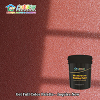 Peinture murale extérieure effet pierre Limeijia Ceramic Sand Coating 28kg/baril, application au truelle, résistante aux rayures