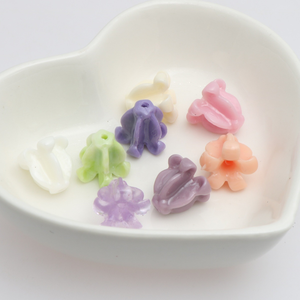 Perle de 12 mm en poudre de coquillage, motif couronne en relief, dégradé vert, motif arbre floral hawaïen, perle épaisse, pour la fabrication de sacs et de bijoux - Product Image 2