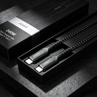 Cable USB C a USB C de Carga Rápida de 240 W y 5 A, con Trenzado de Nailon, USB 4, 40 Gbps, 48 V, Transferencia de Datos de Alta Velocidad, Precio al por Mayor