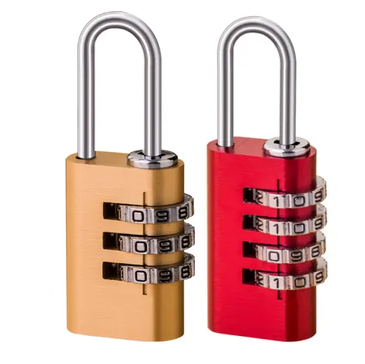 Factory OEM candado 21mm* luggage padlock 3 4 digital lock Aluminum combination lock cabinet lock