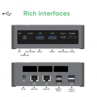 Mini PC para Juegos Topton, AMD Ryzen AI 9 HX 370 ES AI 7 H 350 ES, OCuLink, USB4, 2x2.5G LAN, 2xPCIe, Mini Computadora de Escritorio, Win11, WiFi6E