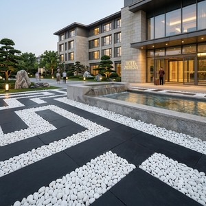 Ciottoli di Granito Bianco Naturale, Lavati e Lucidati, 1-2cm, Ecologici e Moderni per Giardino, Paesaggistica e Cortile - Product Image 5