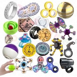Ultra Quiet Mini Stealth Magnetic Revolver Fidget Spinner Ceramic Bearing <b>Pocket</b> Size Office Toy for Discreet Anxiety Relief Toy - Product Image 1