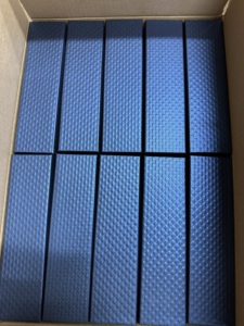 Tùy chỉnh Y #82 Kích thước 8*2*7/8 ''Màu Xanh Hoàng gia dứa mô hình bông đầy hộp các tông đồ trang sức quà tặng chuỗi dài vòng cổ hộp giấy - Product Image 4