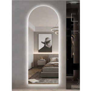 Ce certificata all'ingrosso grandi specchi liberi di rame specchietti d'argento 3 colori arco dimmerabile <span class=keywords><strong>specchio</strong></span> LED sulla parete - Product Image 2