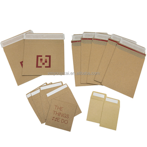 Custom Printed Cardboard Kraft <strong>Envelope</strong> Mailer Hard <strong>Envelope</strong> With Adhesive Tape Closure - Product Image 4