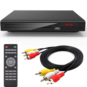 เครื่องเล่นดีวีดีเอชดีแบบพกพา เครื่องเล่นแผ่นดิสก์ USB eSATA AV เครื่องเล่นเสียงและวิดีโอ พร้อมรีโมทคอนโทรลสำหรับทีวีและความบันเทิงภายในบ้าน - Product Image 2