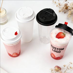 Gobelets en PP transparent givré à paroi simple de 24 oz (700 ml), diamètre 90 mm, jetables pour le café - Product Image 5