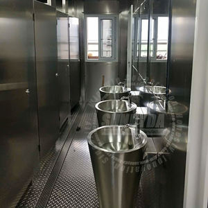 Meilleure vente Conteneur de 40 pieds Conteneur de toilette Toilette pour usage extérieur Conteneur de 20 pieds Toilette mobile - Product Image 6