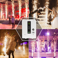 Mini machine à feux d'artifice à batterie de 350 W, vaporisateur de 3 mètres de cierges magiques froids pour mariage, club, DJ