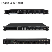 Processeur de sonorisation professionnel FIR DSP LC306 3 entrées 6 sorties LC408 4 entrées 8 sorties 500 MHz Dual Core PEQ GEQ DEQ avec contrôle USB et LAN