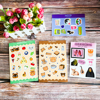 Étiquettes autocollantes en vinyle imperméables personnalisées en gros, format A4, A5, A6, feuilles d'autocollants découpés à la demande