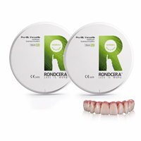 Bloc de zircone polyvalent Rondcera Full Contour ISO MDR à haute résistance à la fracture pour utilisation en fraisage de ponts longue portée sur molaires postérieures