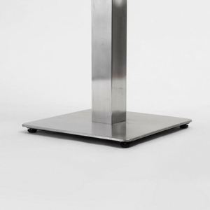 Base de Mesa de Centro Moderna de Acero Inoxidable Cromado Negro WEKIS en Oferta para Uso en Hoteles con Cubiertas de Vidrio - Product Image 4