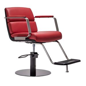 HUIYI Chaise de coiffure en cuir professionnelle de haute qualité Chaise de barbier à prix réduit Chaise de coupe de cheveux pour salon de coiffure vente en gros - Product Image 5