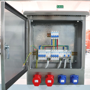 Stainless Steel Outdoor Socket Box 500x600x200 Ip66 Waterproof Industrial Wall Mounted Power Distribution Box - Product Image 2