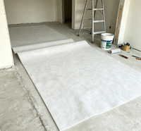 Tapis de sol auto-adhésif non tissé blanc imperméable et anti-poussière pour la rénovation de maison et les projets de décoration intérieure