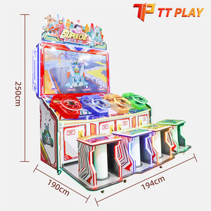 เครื่องเกมแข่ง<span class=keywords><strong>รถ</strong></span>สำหรับเด็ก 4 ที่นั่ง แบบแลก<span class=keywords><strong>ตั๋ว</strong></span> ใช้เหรียญ สำหรับศู<span class=keywords><strong>น</strong></span>ย์รวมความบันเทิงในร่ม - Product Image 2