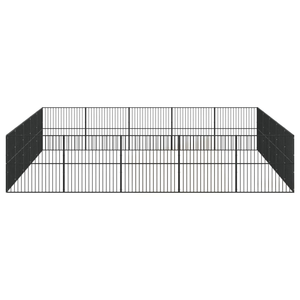 Parc de jeu semi-ouvert pour animaux de compagnie en acier galvanisé, vente directe usine, parc pour chiens 20 panneaux, parc pour animaux de compagnie <span class=keywords><strong>à</strong></span> <span class=keywords><strong>vendre</strong></span> - Product Image 4