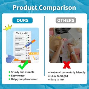 Customized portatile To Do <span class=keywords><strong>List</strong></span> 3D Memo pad per più bambini in plastica il mio grafico delle faccende domestiche per adulti bambini che pianificano schede di controllo - Product Image 3