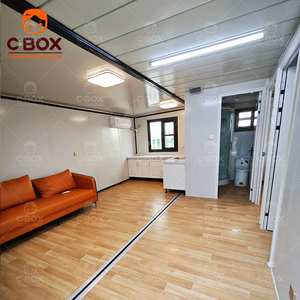 Casa Modular Moderna de Acero de 20 pies, Fácil de Ensamblar, Casa Móvil Pequeña, Oficina Plegable Prefabricada, Casa Contenedor Expandible - Product Image 4