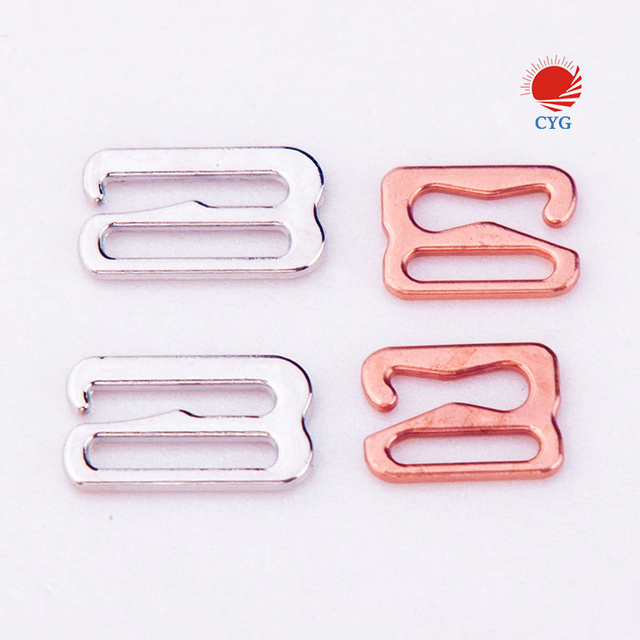20mm Zin Alloy Bra Adjuster Metal Bra Ring Slider and Hook for Lingerie