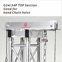 PLUSTRUSS-Soporte de aluminio para el suelo, torre de elevación, estructura de escenario, sistema de elevación, Componentes superiores