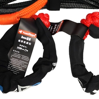 Giahand Corde de remorquage cinétique de récupération en tissu 100% nylon de haute qualité, conception spéciale, 9m*13mm pour 8 tonnes, outils d'urgence CN;JIA